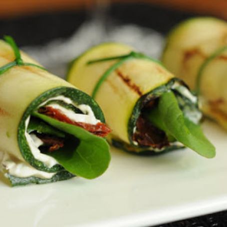 ROLLITOS DE CALABAZA RELLENOS DE QUESO CREMA