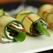 ROLLITOS DE CALABAZA RELLENOS DE QUESO CREMA