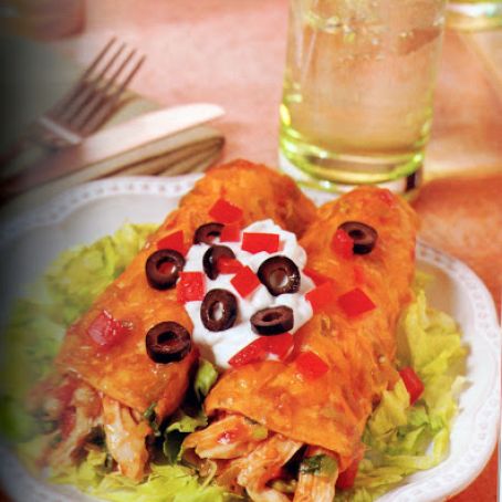 Chicken Enchiladas - Red Sauce 2