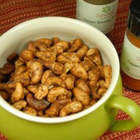 Garam Masala Spiced Cashews Recipe | Savory Spice Shop