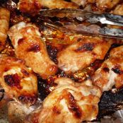 Chicken Wings in Foil on the Grill