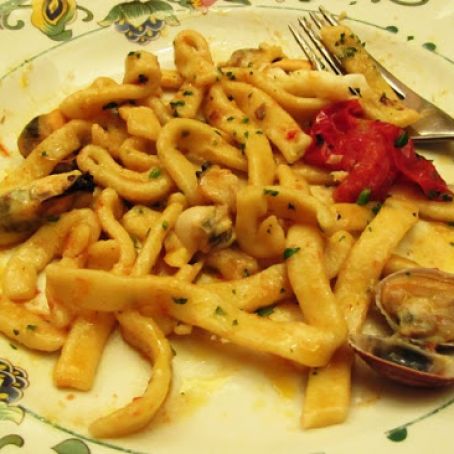 Scialatielli con Vongole e Cicerchie