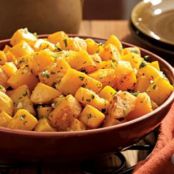 Oven-Roasted Squash with Garlic & Parsley