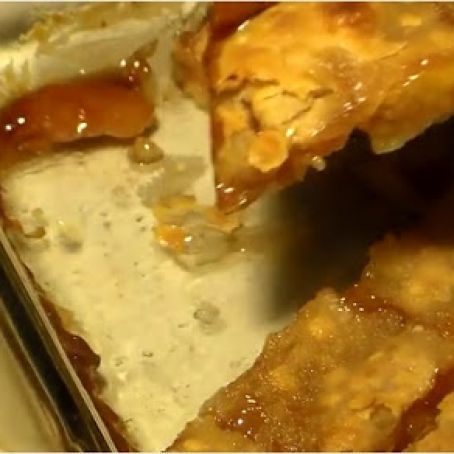 Peach Cobbler Made With Canned Peaches