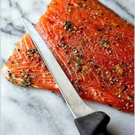 GRAVLAX ON THE GRILL
