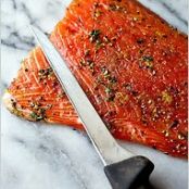 GRAVLAX ON THE GRILL