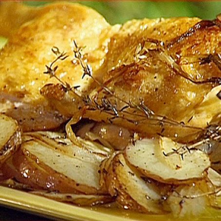Lemon & Garlic Roasted Chicken (Ina Garten)