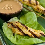 CHICKEN SATAY WITH PEANUT SAUCE