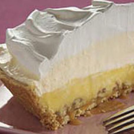 Triple-Layer Eggnog Pie