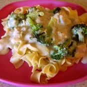 Freezer Meal Chicken Brocolli Alfredo