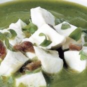 Crema di Zucchine Con Mozzarella - Zucchini Purée with Fresh Mozzarella