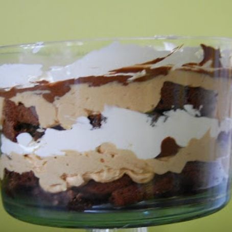 Peanut Butter Brownie Trifle