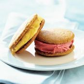 Ginger Cookie-Sorbet Sandwiches