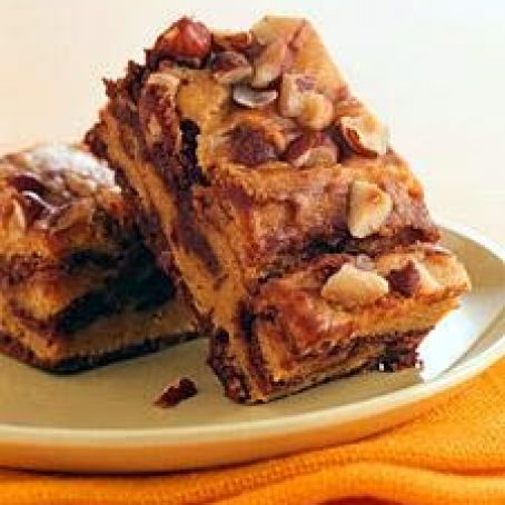 Pumpkin-Swirl Brownies