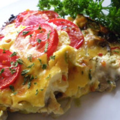 Leek and Mushroom Quiche