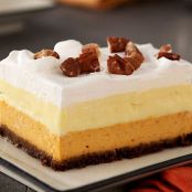 Pumpkin Dessert, Layered with Gingersnaps