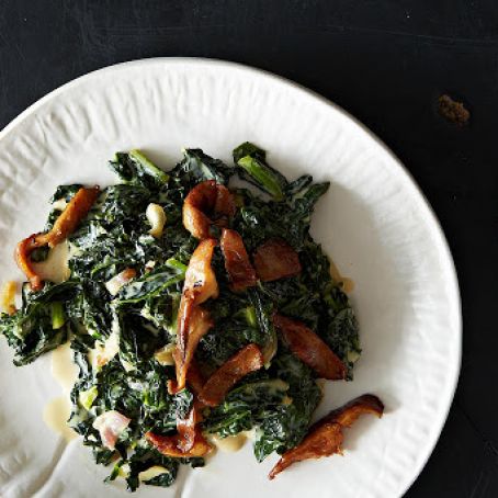 Trent Pierce's Miso-Creamed Kale
