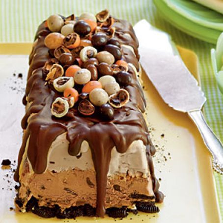 Easy Mocha Chip Ice-Cream Cake