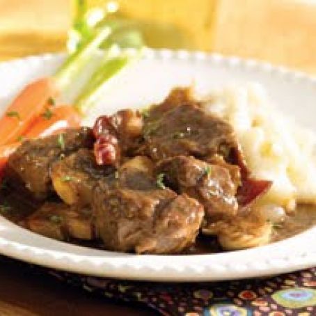 Slow Cooker Roast Beef with Red Wine