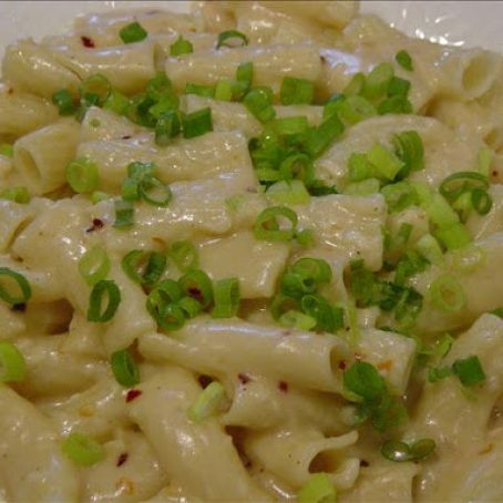 Garlic Parmesan Cream Sauce over Pasta