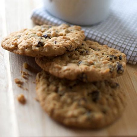 Chocolate-Spiked Oatmeal Cookies
