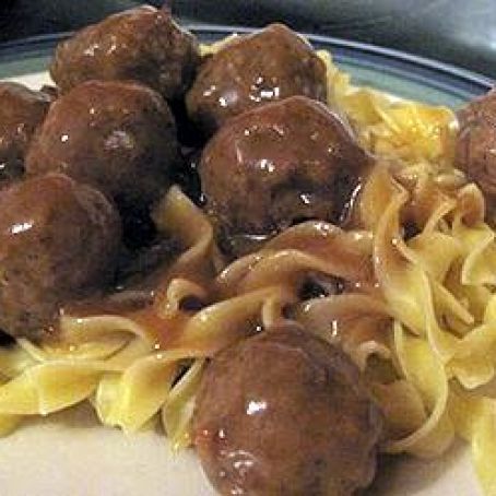 Sauerbrauten Meatballs