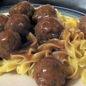 Sauerbrauten Meatballs