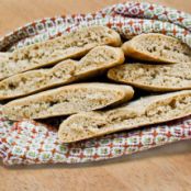 Healthy Whole Wheat Pita Bread (No Oil or Sugar)