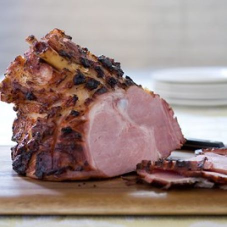 Grill-Roasted Ham