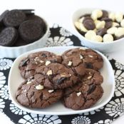 Triple Chocolate Oreo Chunk Cookies