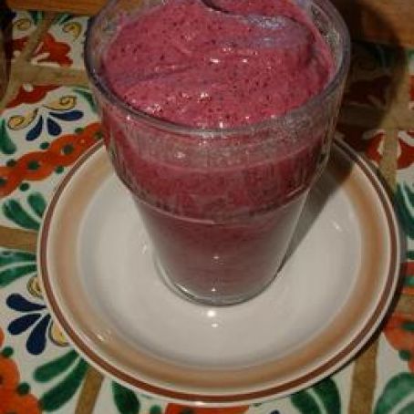 Blue and Red Berry Smoothie