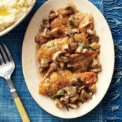 Chicken Cutlets with Herbed Mushroom Sauce Recipe Recipe Print Page | MyRecipes.com