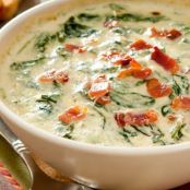 Queso Spinach Bacon Dip