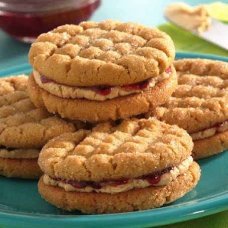 PB&J Sandwich Cookies