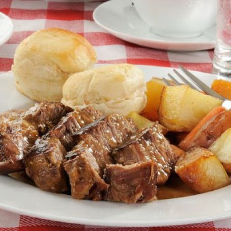 Dilled Pot Roast with Mushroom Sauce