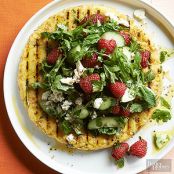 Grilled Polenta and Greens