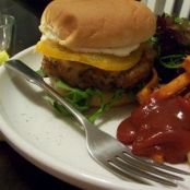 Grilled Pork, Chorizo, & Applewood Smoked Bacon Burger