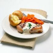 Peppered Pork with Chive Sauce