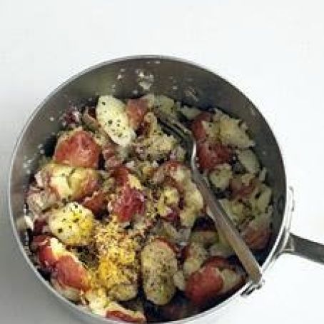 Lemony Smashed Potatoes