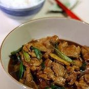 Pork with Ginger and Spring Onion