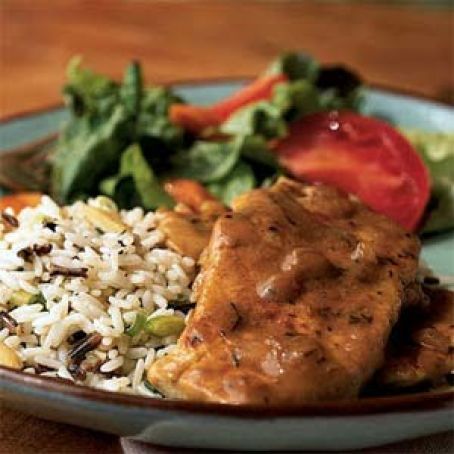 Smothered Pork Chops with Thyme