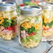Macaroni Icebox Salad with Creamy Red Wine Vinaigrette