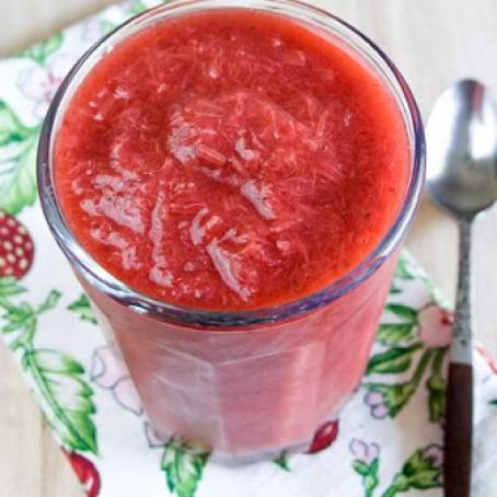 Fresh Strawberry Rhubarb Compote