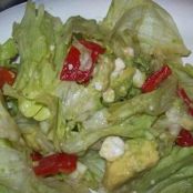 Roasted Red Pepper & Avocado Salad