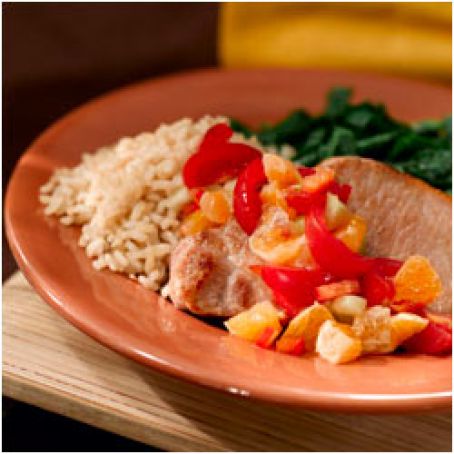 Pork Chops with Mandarin Orange Salsa