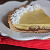 Paleo Dairy Free Black Bottom Banana Cream Pie
