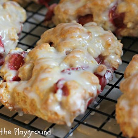 Strawberries and Cream Scones