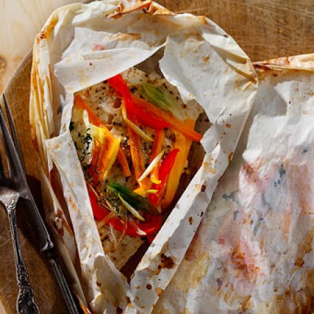 FISH****Fish en Papillote with Pernod