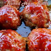 Baked Ham Balls