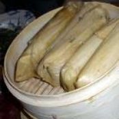 Green Chile Chicken Tamales